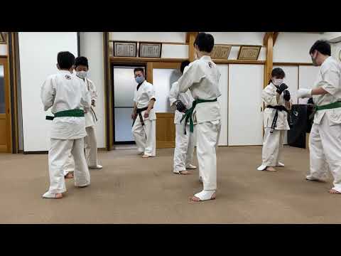 カーフキック練習