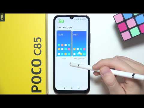 Poco C85: How to Turn On/Off App Drawer