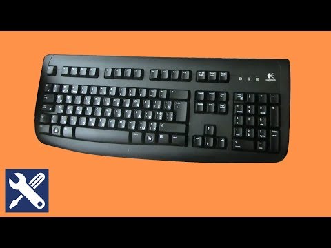 ✅ Как разобрать клавиатуру Logitech Deluxe 250 - как почистить клавиатуру / Полезные советы