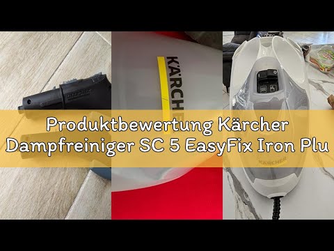 Produktbewertung Kärcher Dampfreiniger SC 5 EasyFix Iron Plug mit Heißwasser-Zuschaltung, Dampfdruck