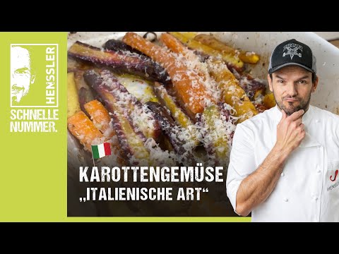 Schnelles Karottengemüse „Italienische Art“ Rezept von Steffen Henssler | Günstige Rezepte