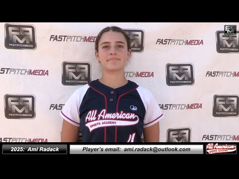 2025 Ami Radack 4.0 GPA - Catcher and Third Base Softball Skills Video - AASA Carrillo
