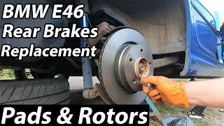 BMW E46 Rear Brake Replacement DiY