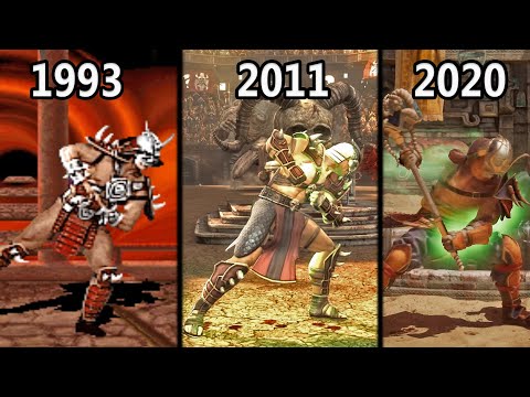 Evolution of Shao Kahn's Shoulder Charger (1993-2020)