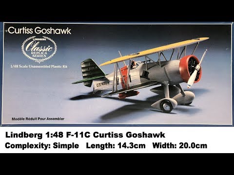 Lindberg Curtiss Goshawk 1/48 Scale Plastic Model Kit 70535 Unbuilt for sale online