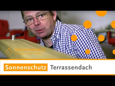Sonnenschutz Terrassendach. Jetzt mehr erfahren über das SPANNMAXXL System.