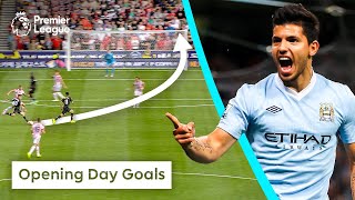 BEST Premier League opening day goals featuring Coutinho, Aguero & more!