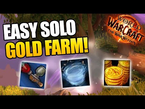 EASY SOLO Gold Farm in War Within World of Warcraft