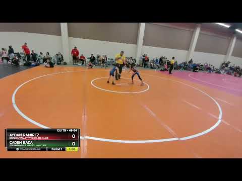 48-54 Lbs Round 3 - Aydan Ramirez, Brazos Valley Wrestling Club Vs Caden Baca, Stephenville Wrestl