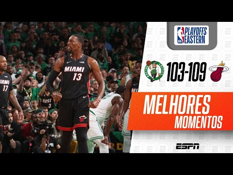 NBA PLAYOFFS: ADEBAYO COMANDA JOGO ALUCINANTE, HEAT SEGURA CELTICS E DESEMPATA FINAL DO LESTE