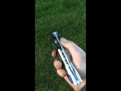 Double Homicide 30 elephant ivory & Black Timascus