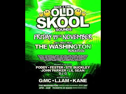 Dj Poddy | Back 2 The Old skool Sounds | The Washington Blackpool | Friday 19th Nov | Promo