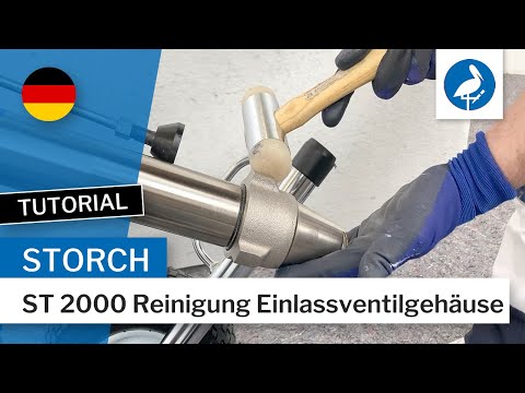 STORCH Airless ST 2000: Reinigung Einlassventilgehäuse [DE]