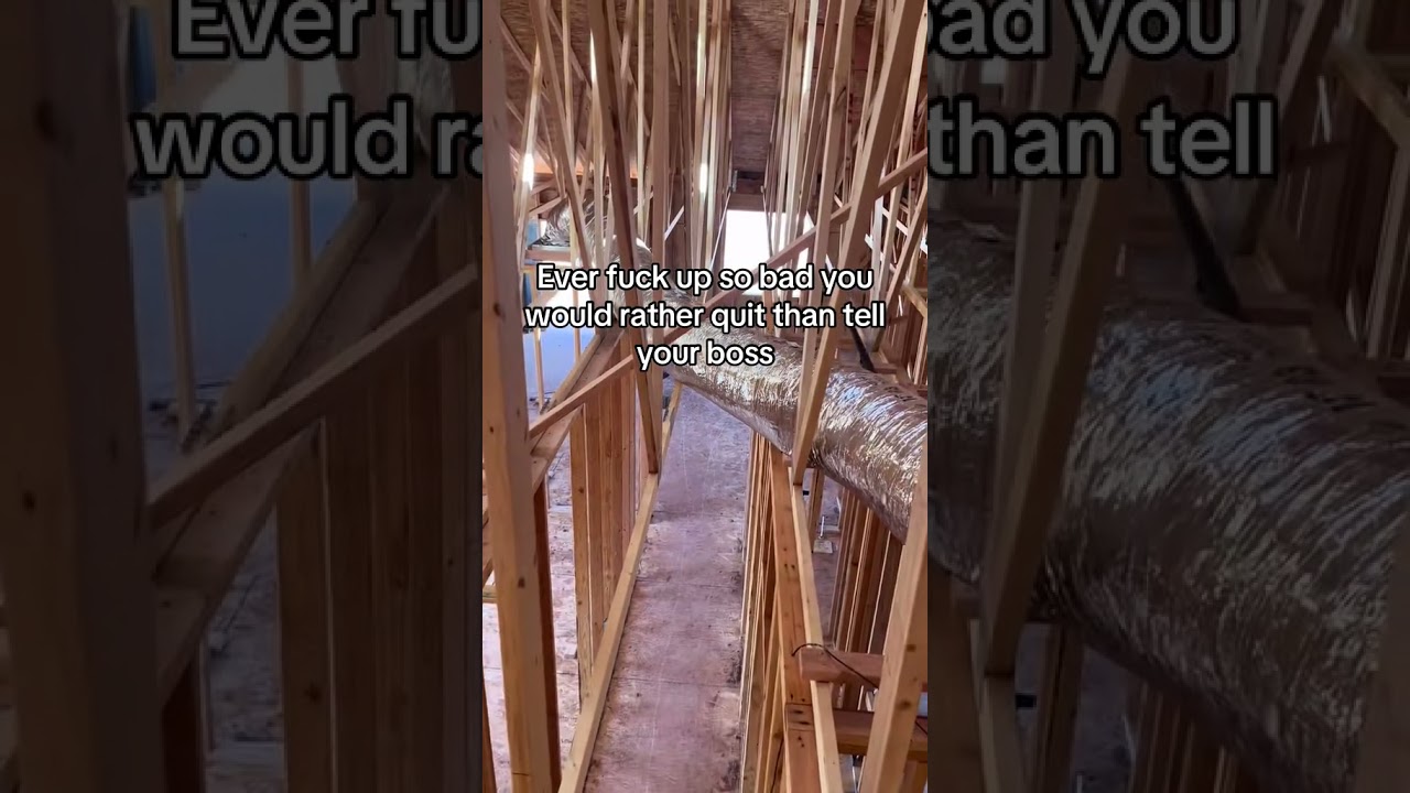 Messing up in construction is something that happens to everyone #construction #work #bluecollar #$