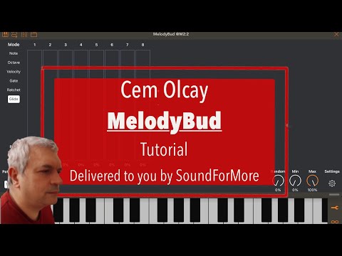 Cem Olcay MelodyBud AUv3 Midi Generative Sequencer - Tutorial