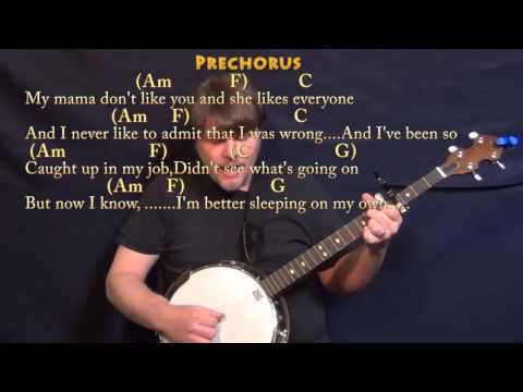 Love Yourself (Justin Bieber) Banjo Cover Lesson with Chords/Lyrics