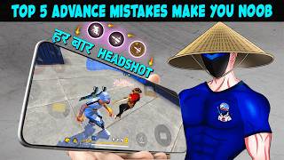 Secret DPI [ 000 ? ] Top 5 Advance Mistakes Make You Noob 🔥 Only Red Numbers 😱 All Device | FF Max