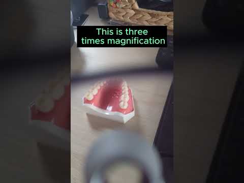 Dental loupes x3 magnification