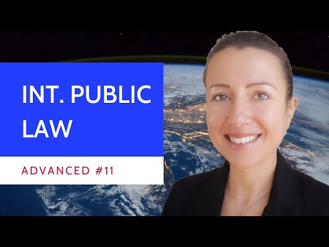 Advanced #11 International public #law introduction in #French