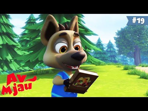 Av Mjau 🐶 Knjiga je izvor znanja 🐱 Crtani za djecu | HeyKids na Srpskom