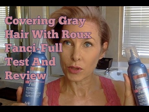 Covering Gray Hair (Temporary) With Roux Fanci-Full -...