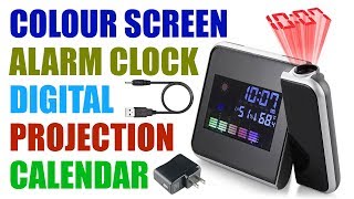 Projection Screen Clock