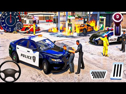 US Police Car Chase Simulator 3D Game - Real Cop Cars Driving Simulator 2025 - Android GamePlay 