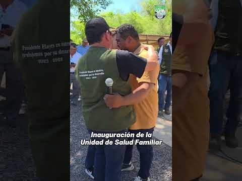 Inauguración de la Unidad de Salud Familiar en el distrito de Puerto Pinasco (Nueva Mestre)