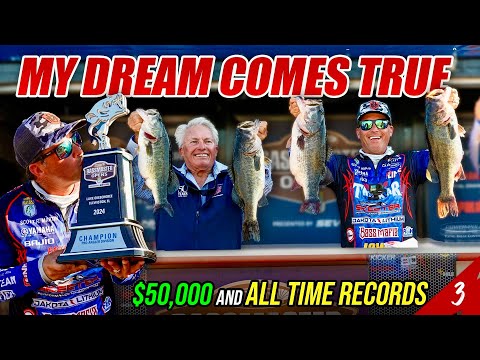 DREAM COME TRUE - $50,000 and ALL TIME Records - Bassmaster Open Okeechobee (FINALS) - UFB S4 E03