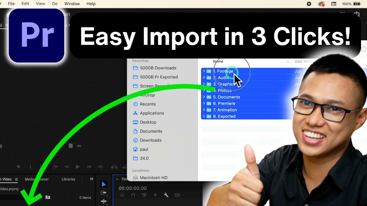 How to Import Video Files in Adobe Premiere Pro: Fast & Easy Method!