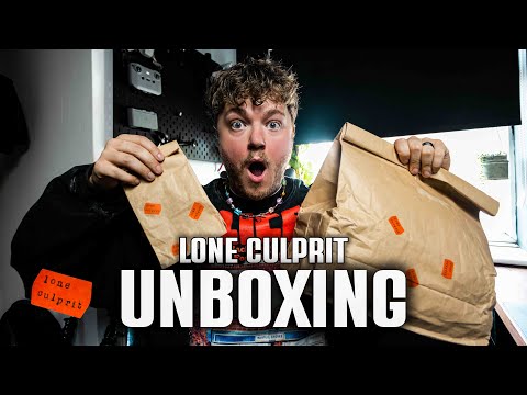 UNBOXING LONE CULPRITS FIRST EVER DROP