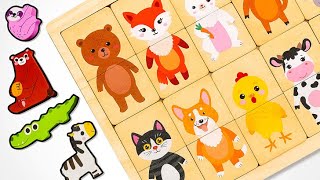 LIVE: Find & Match Animals | Fun Learning for Toddlers 🧩