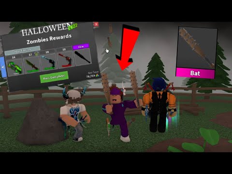 Buying *ALL TIERS* Of MM2 Halloween BATTELPASSS!