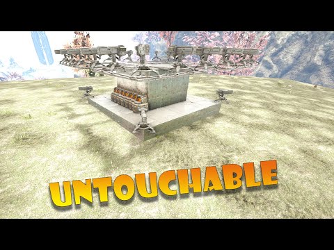 Ark but we build a 2017 ark base on the most populated ark server - Untouchable Location | Ark pvp