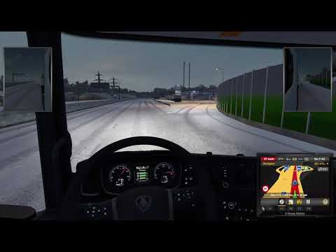 Euro Truck Simulator 2 2019 winter drive pro mod