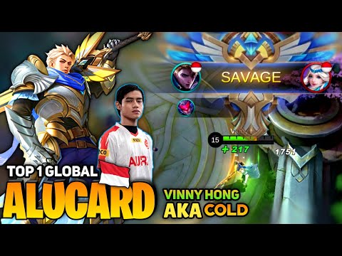 ALUCARD COLD SAVAGE! War Axe Best Build [Top 1 Global Alucard] By Vinny Hong - Mobile Legend