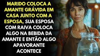Marido Coloca a Amante Grávida Em Casa Junto Com a Esposa e Ela Com Raiva Coloca Algo Na Bebida