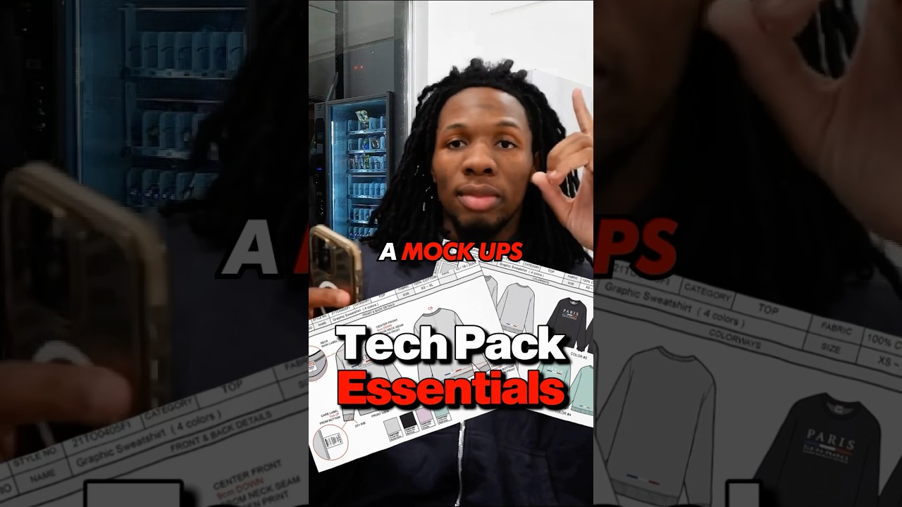 Tech pack essentials! #clothingbrand