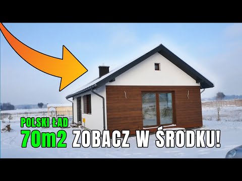 Polski ład 70m2 prezentacja domu! Dom 70m2 bez pozwolenia.
