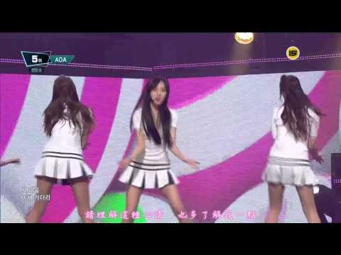 【HD繁體中字】 150716  AOA - Heart Attack  @ M!Countdown