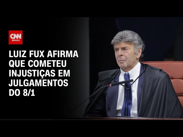 Fux diz que cometeu injustiças em julgamentos do 8/1 | CNN 360º