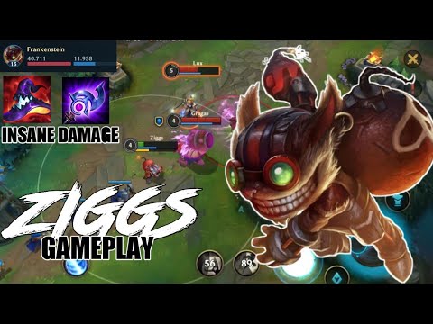 ZIGGS Wild Rift Guide | Insane Gamage Gameplay