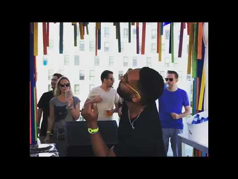 William Djoko dance off - mobilee rooftop summer 2017