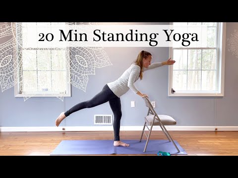 20 MINUTE STANDING YOGA FOR SENIORS AND BEGINNERS