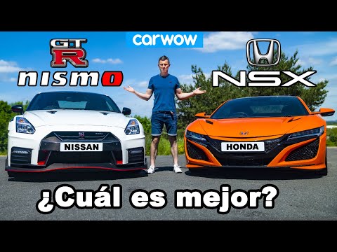Honda NSX vs Nissan GT-R NISMO ¡reseña con 0-100km/h, 1/4 milla + prueba de frenado!