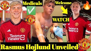 Download lagu 100% Complete!!🔥💪 Rasmus Hojlund Uπveiled At Old Trafford After Medicals At Manchester United Today mp3