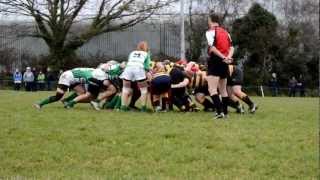 preview picture of video 'Cornwall -v- Devon Girls U15 Tamar Cup competition. Scrum down competition  1.MOV'