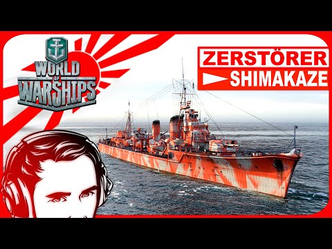 Japans T10 Zerstörer SHIMAKAZE - Torpedos ohne Ende ⚓ World of Warships 81: Deutsch German Gameplay