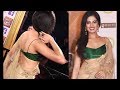 Roshni Sahota Hot In Backless Saree At Indian Telly Awards 2017 BOLLY CHUNK