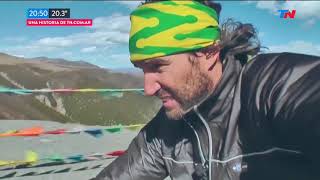 Dio la vuelta al mundo en bici y vuelve a Buenos Aires
